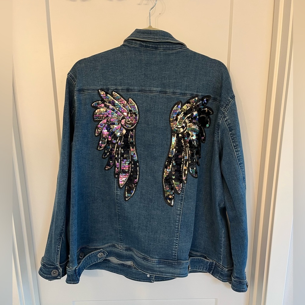Jean angel wing jacket